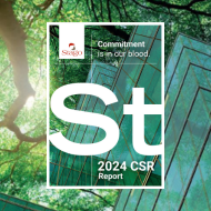 Photo of the cover of Stago CSR Report 