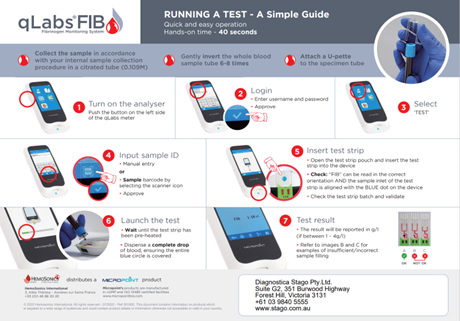 qLabs running a simple test guide by HemoSonics